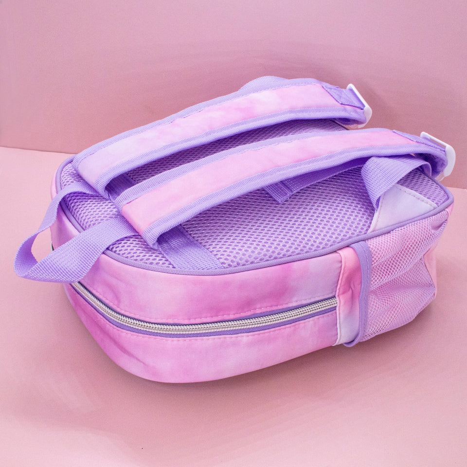 Girls Backpack with Glitter Varsity Letters - Mini Tie Dye - Wear with style