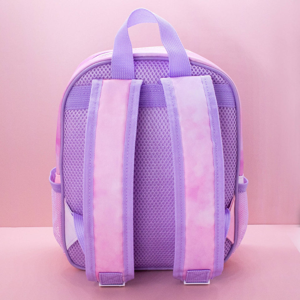Girls Backpack with Glitter Varsity Letters - Mini Tie Dye - Wear with style