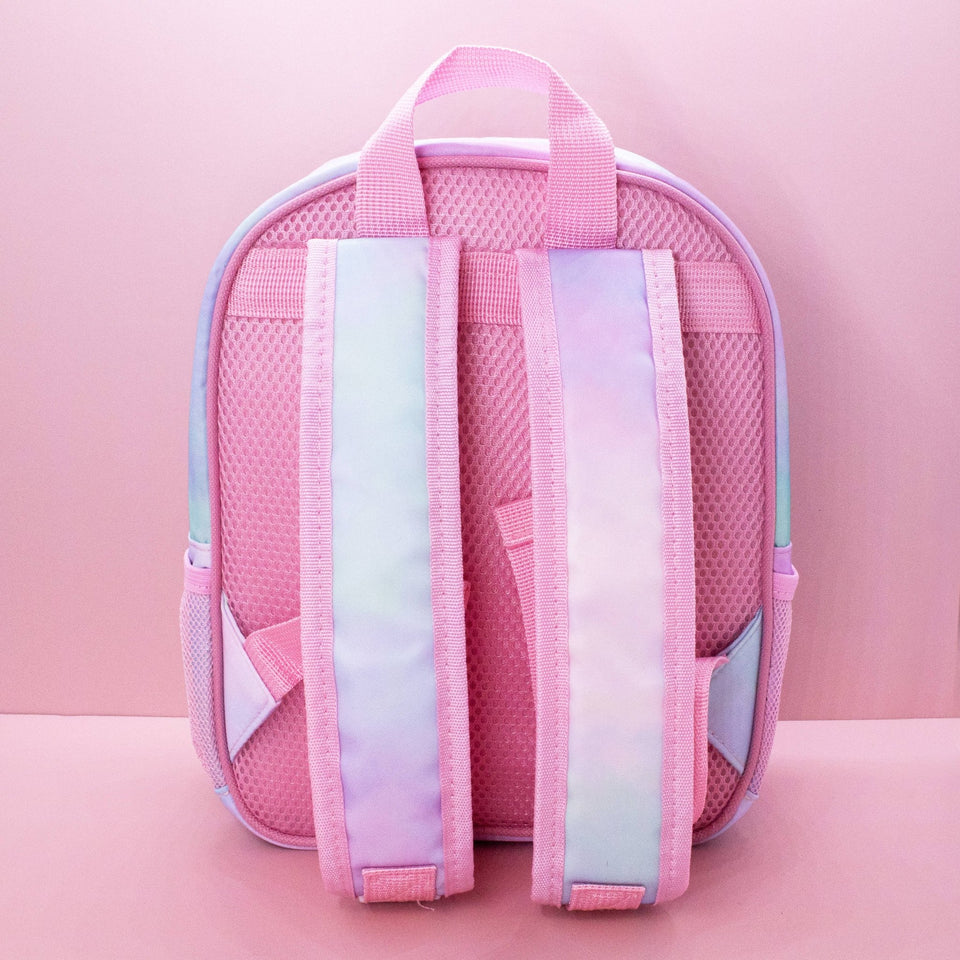 Girls Backpack with Glitter Varsity Letters - Mini Tie Dye - Wear with style