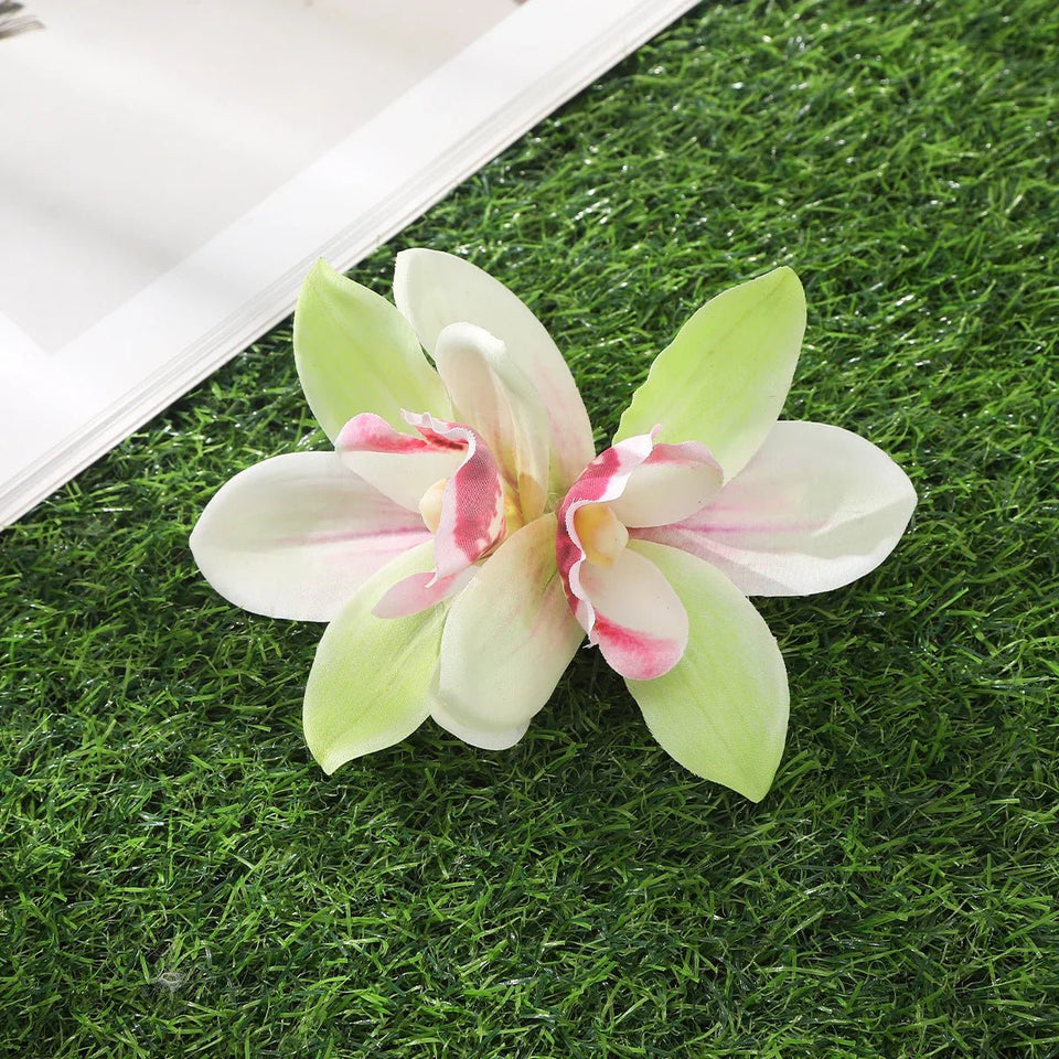 Gladiolus Flowers Small Hair Clip accessory - Wear with style