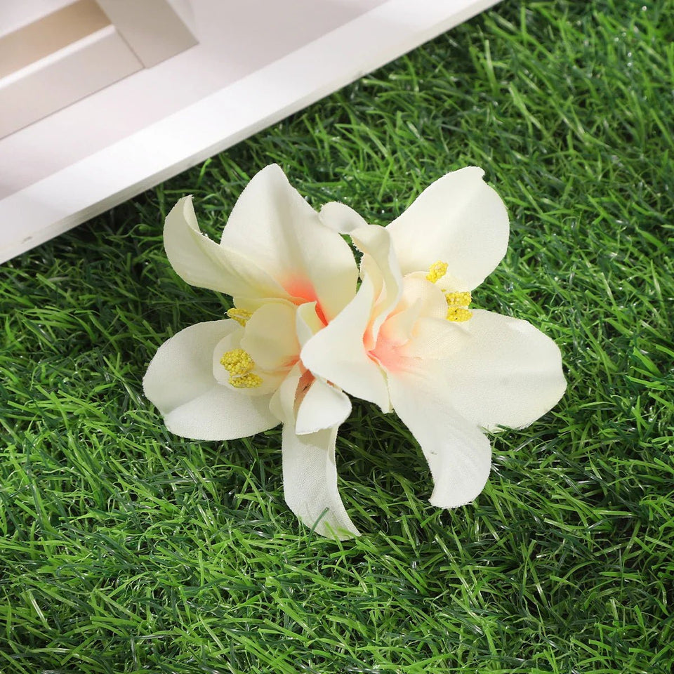Gladiolus Flowers Small Hair Clip accessory - Wear with style