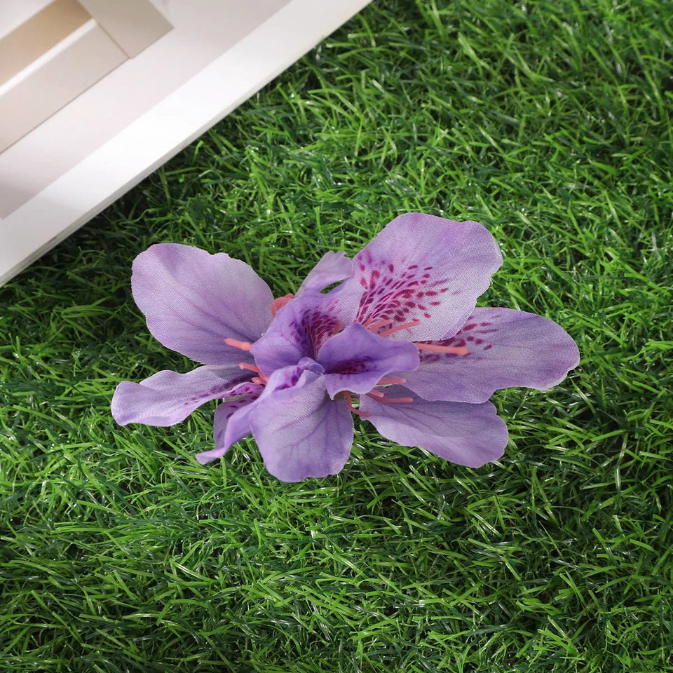 Gladiolus Flowers Small Hair Clip accessory - Wear with style