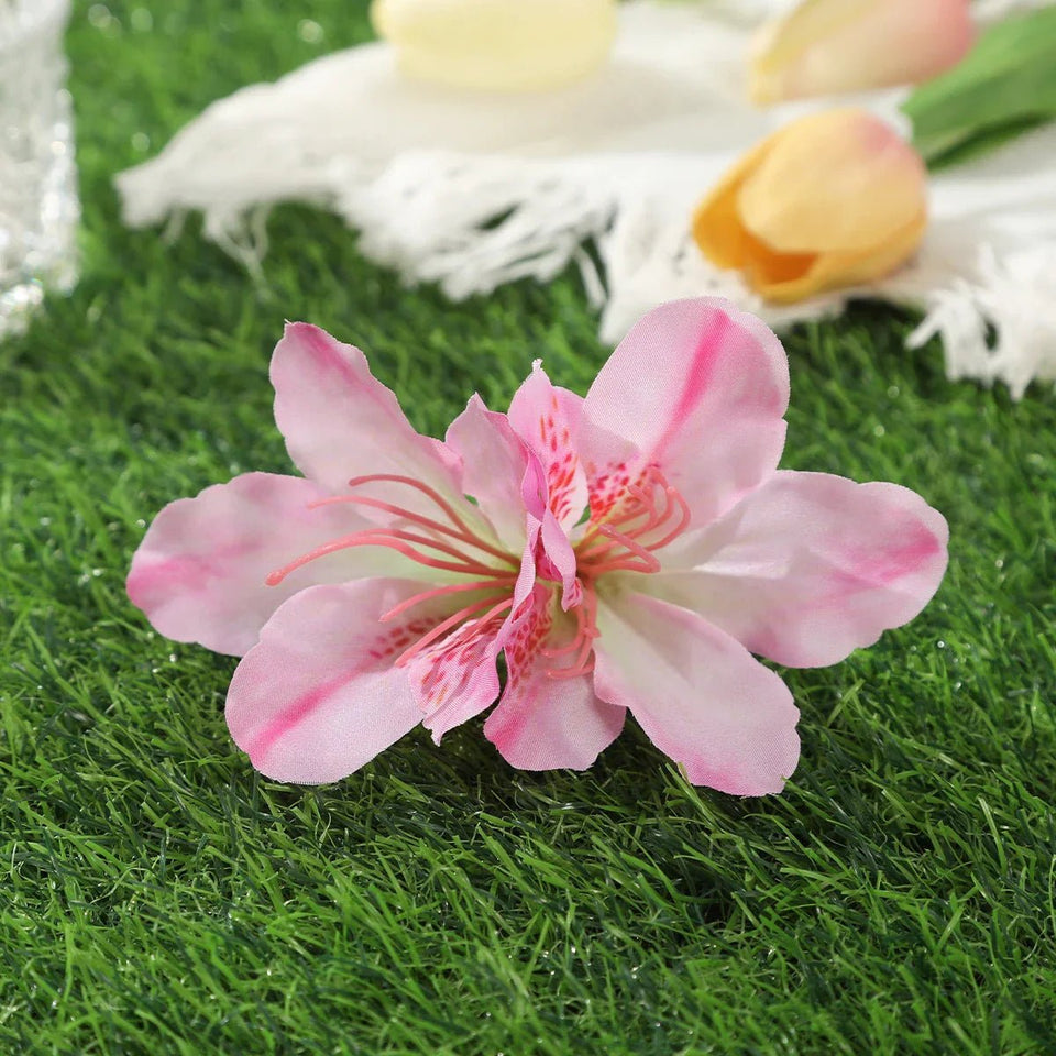 Gladiolus Flowers Small Hair Clip accessory - Wear with style
