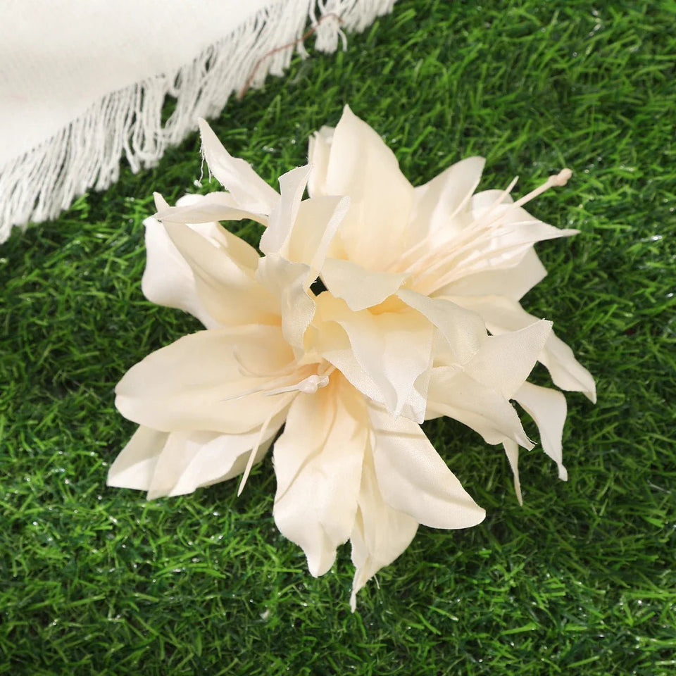 Gladiolus Flowers Small Hair Clip accessory - Wear with style
