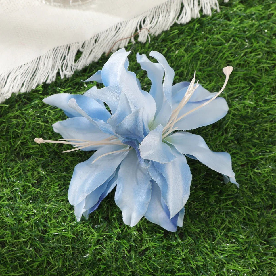 Gladiolus Flowers Small Hair Clip accessory - Wear with style