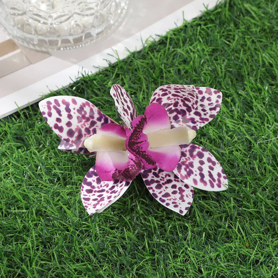 Gladiolus Flowers Small Hair Clip accessory - Wear with style