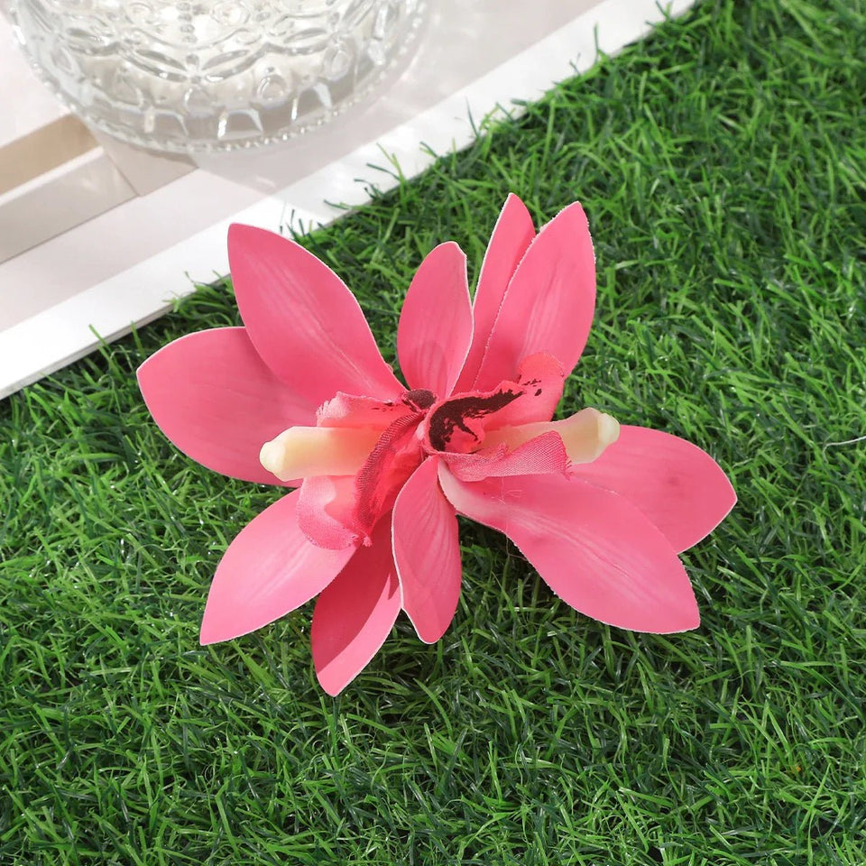 Gladiolus Flowers Small Hair Clip accessory - Wear with style