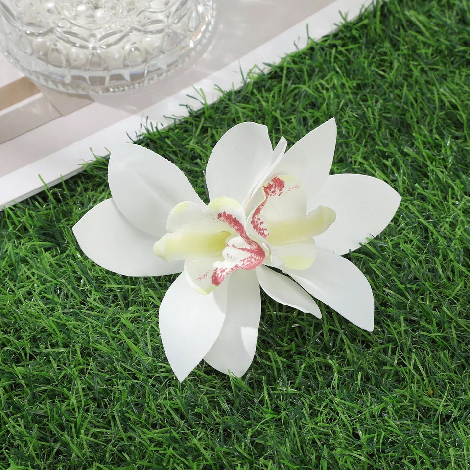 Gladiolus Flowers Small Hair Clip accessory - Wear with style