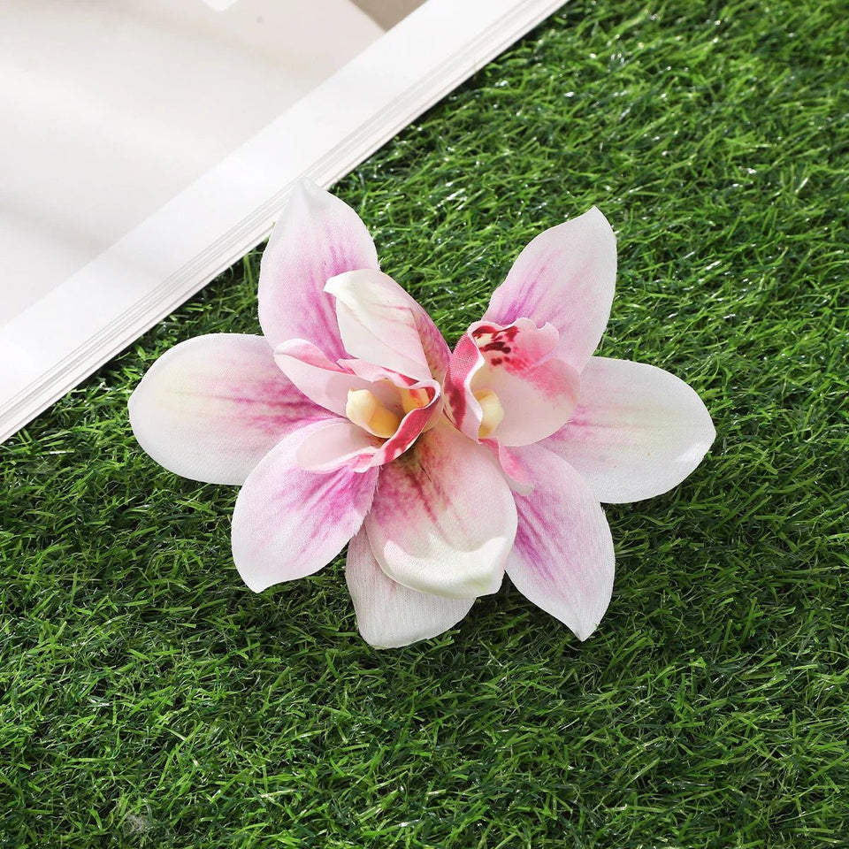 Gladiolus Flowers Small Hair Clip accessory - Wear with style