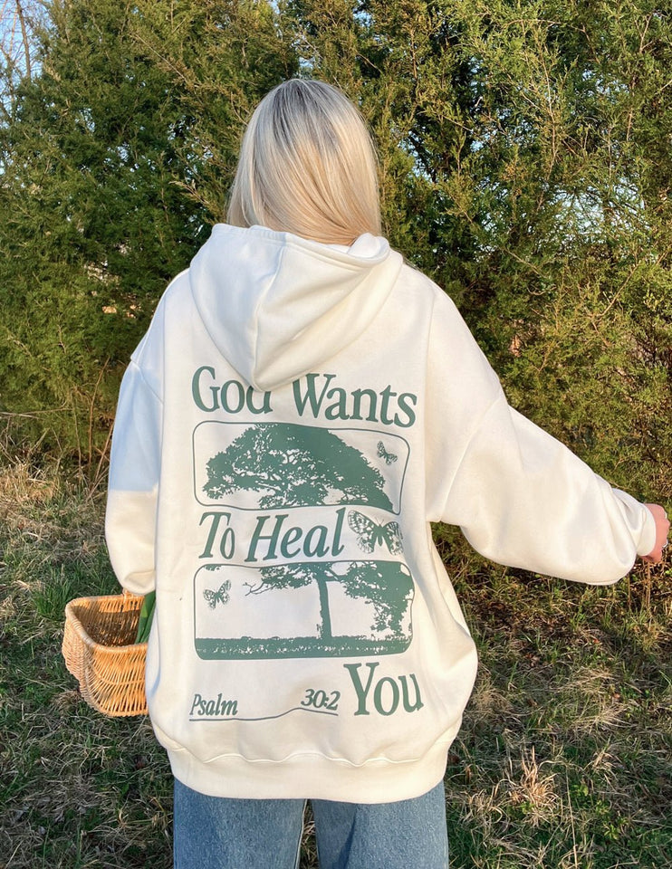 God Heals Unisex Hoodie - Wear with style