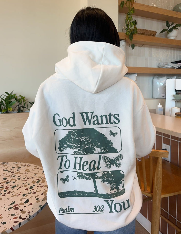 God Heals Unisex Hoodie - Wear with style