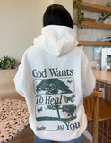 God Heals Unisex Hoodie - Wear with style