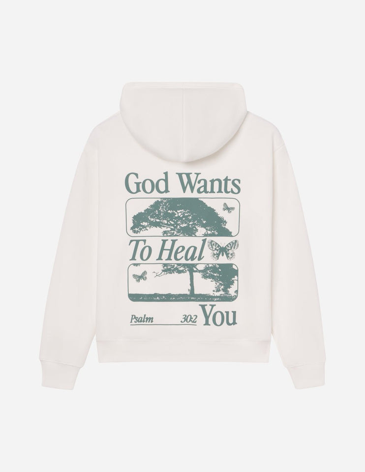 God Heals Unisex Hoodie - Wear with style