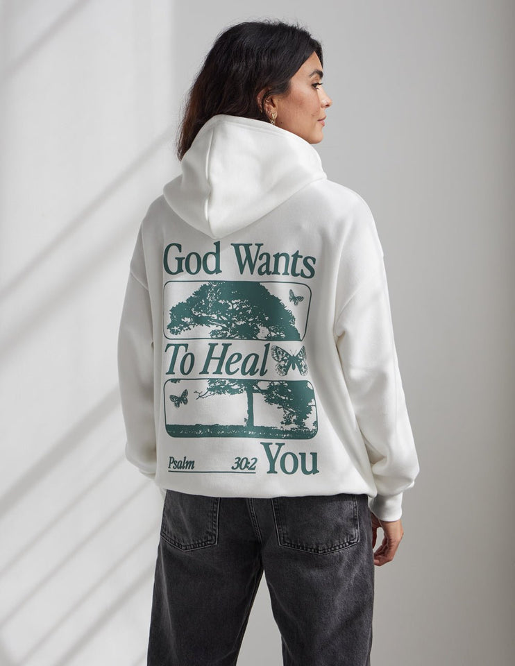 God Heals Unisex Hoodie - Wear with style