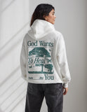 God Heals Unisex Hoodie - Wear with style