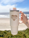 God is Love 40 oz Tumbler - Wear with style