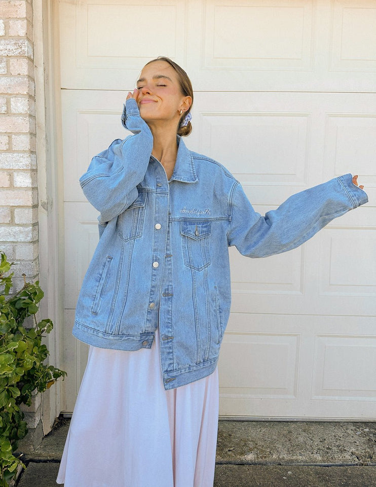 God of Miracles Denim Jacket - Wear with style