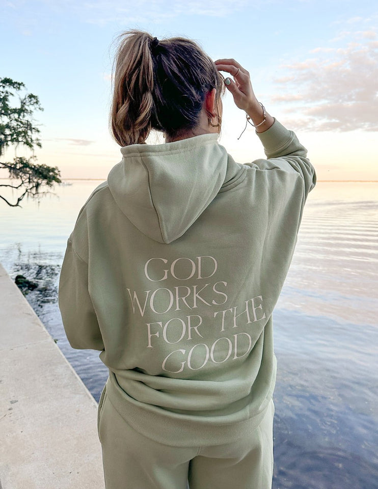 God Works for the Good Unisex Hoodie - Wear with style