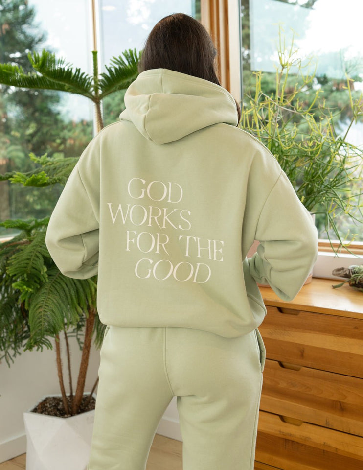 God Works for the Good Unisex Hoodie - Wear with style