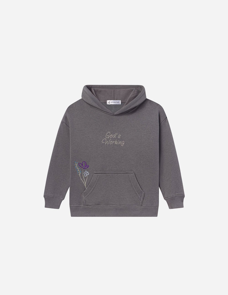 God's Still Working Kids Hoodie - Wear with style