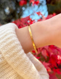 Gold Highs and Lows Cuff Bracelet - Wear with style