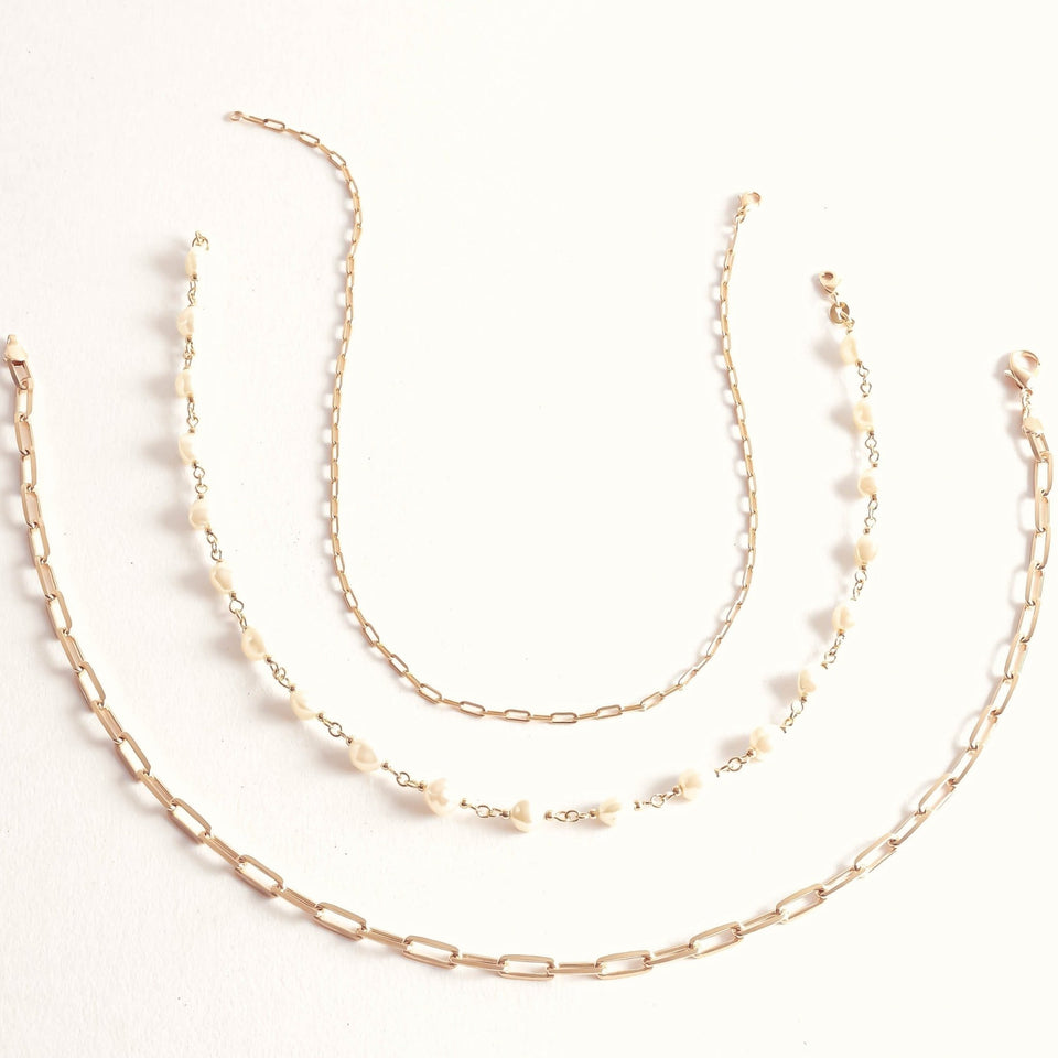 Gold + Pearly - Wear with style