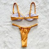 Golden Girl two piece swimsuit - Wear with style