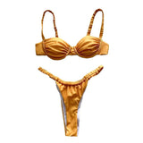 Golden Girl two piece swimsuit - Wear with style