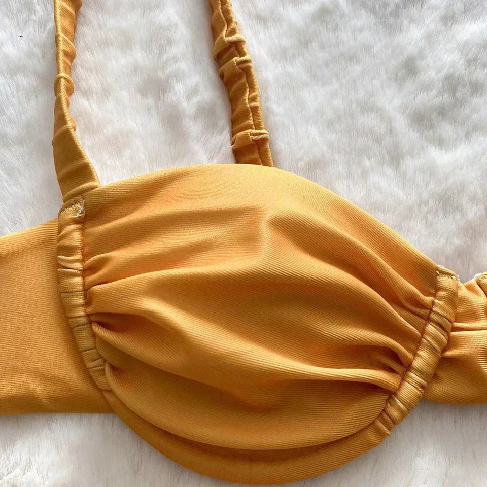 Golden Girl two piece swimsuit - Wear with style