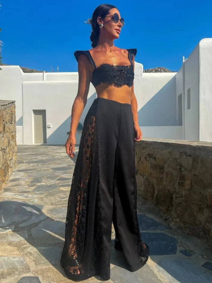 Halle Black Lace Three Piece swimsuit - Wear with style