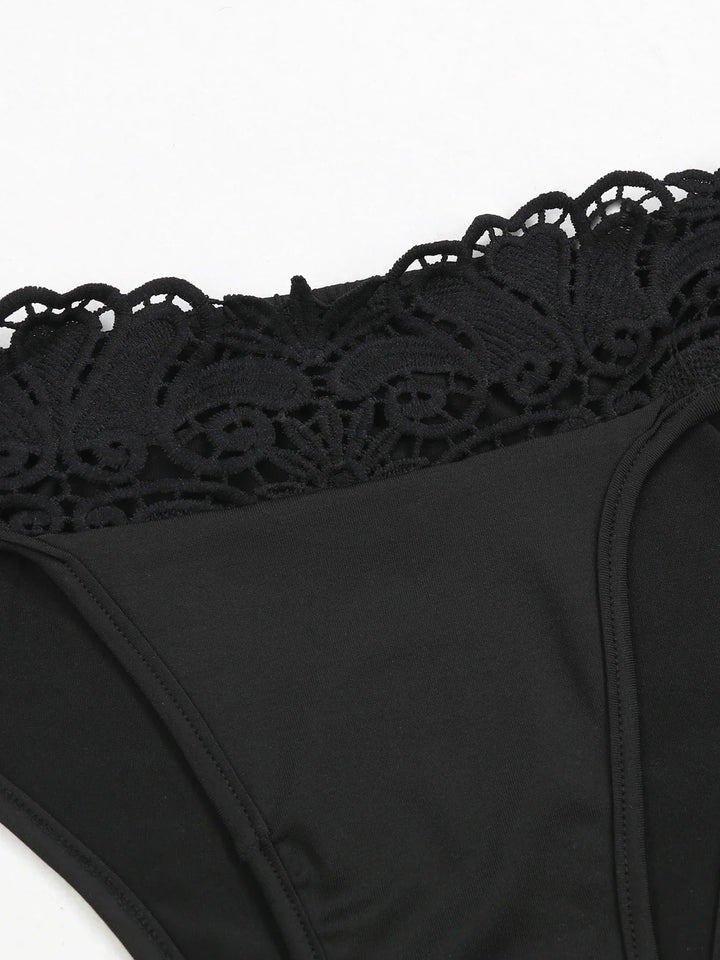 Halle Black Lace Three Piece swimsuit - Wear with style