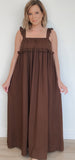 Hana Maxi Dress-Chocolate-Final Sale - Wear with style