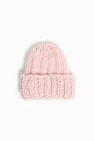 Hand Knit Beanie-Blush - Wear with style