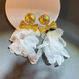 Handmade Cotton Long Tassel Earrings - Wear with style