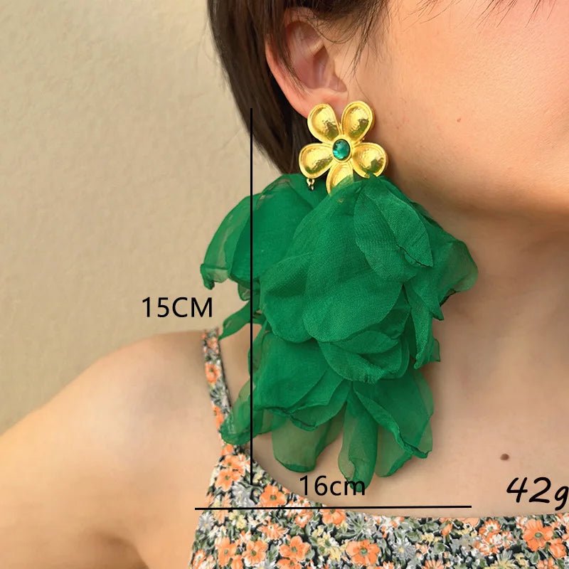 Handmade Cotton Long Tassel Earrings - Wear with style