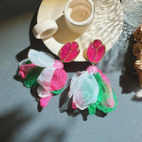 Handmade Cotton Long Tassel Earrings - Wear with style