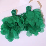 Handmade Cotton Long Tassel Earrings - Wear with style