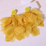 Handmade Cotton Long Tassel Earrings - Wear with style