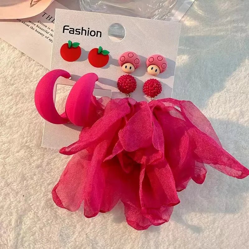 Handmade Cotton Long Tassel Earrings - Wear with style