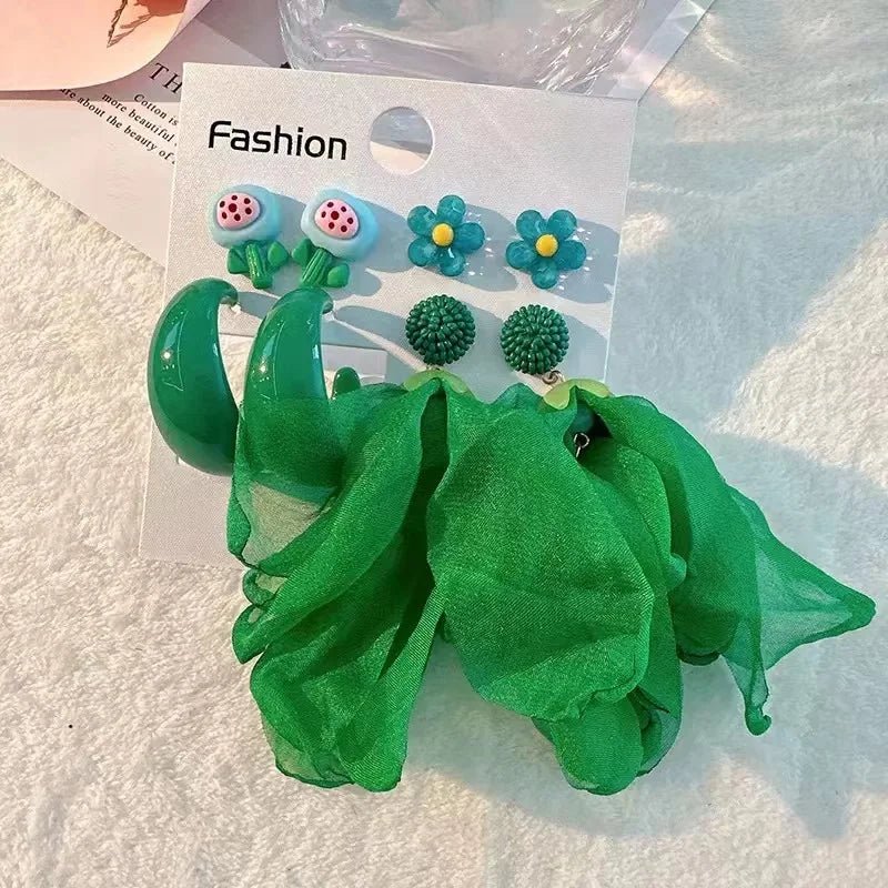 Handmade Cotton Long Tassel Earrings - Wear with style