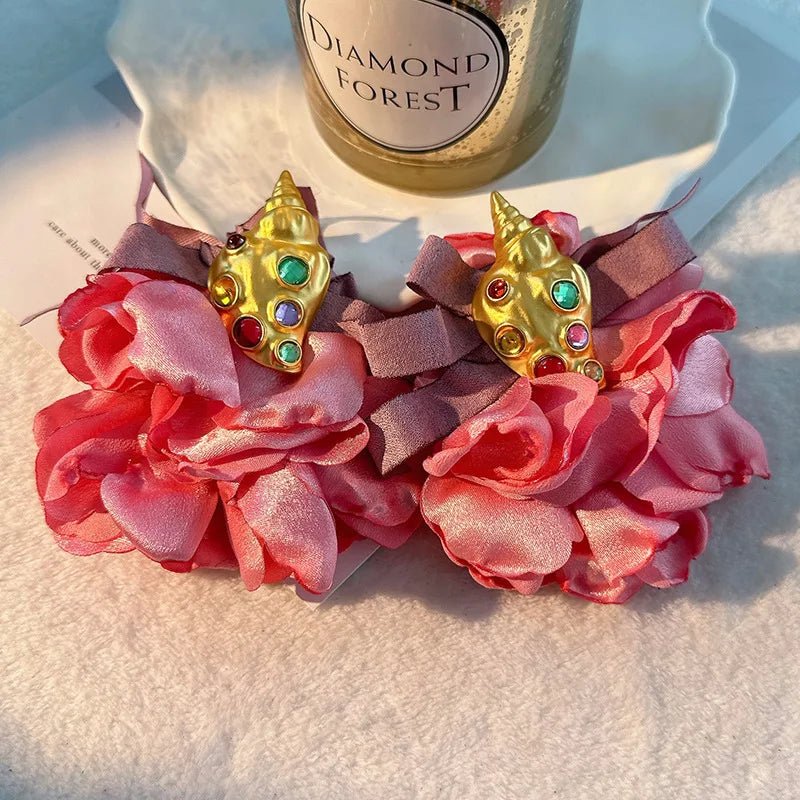 Handmade Cotton Long Tassel Earrings - Wear with style