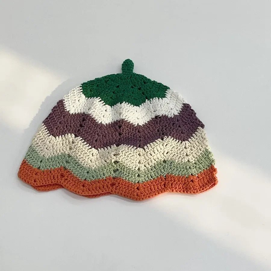 Handmade Knitted Bucket Hat - Wear with style