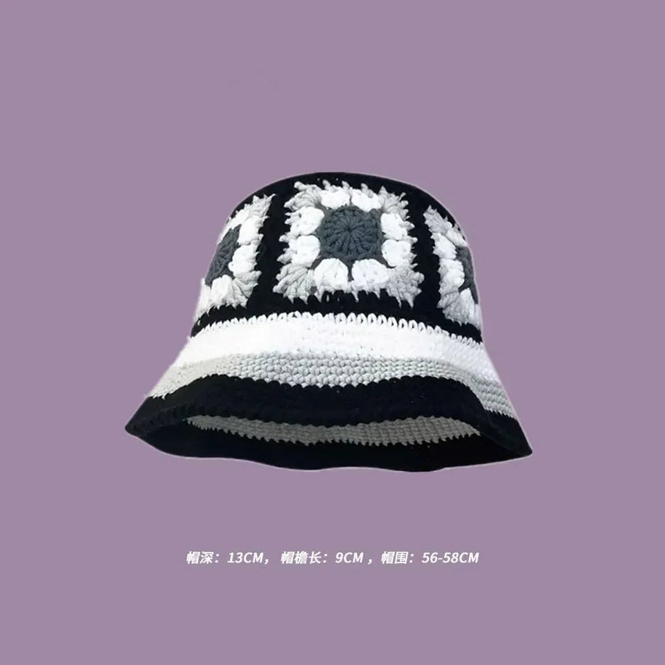Handmade Knitted Bucket Hat - Wear with style