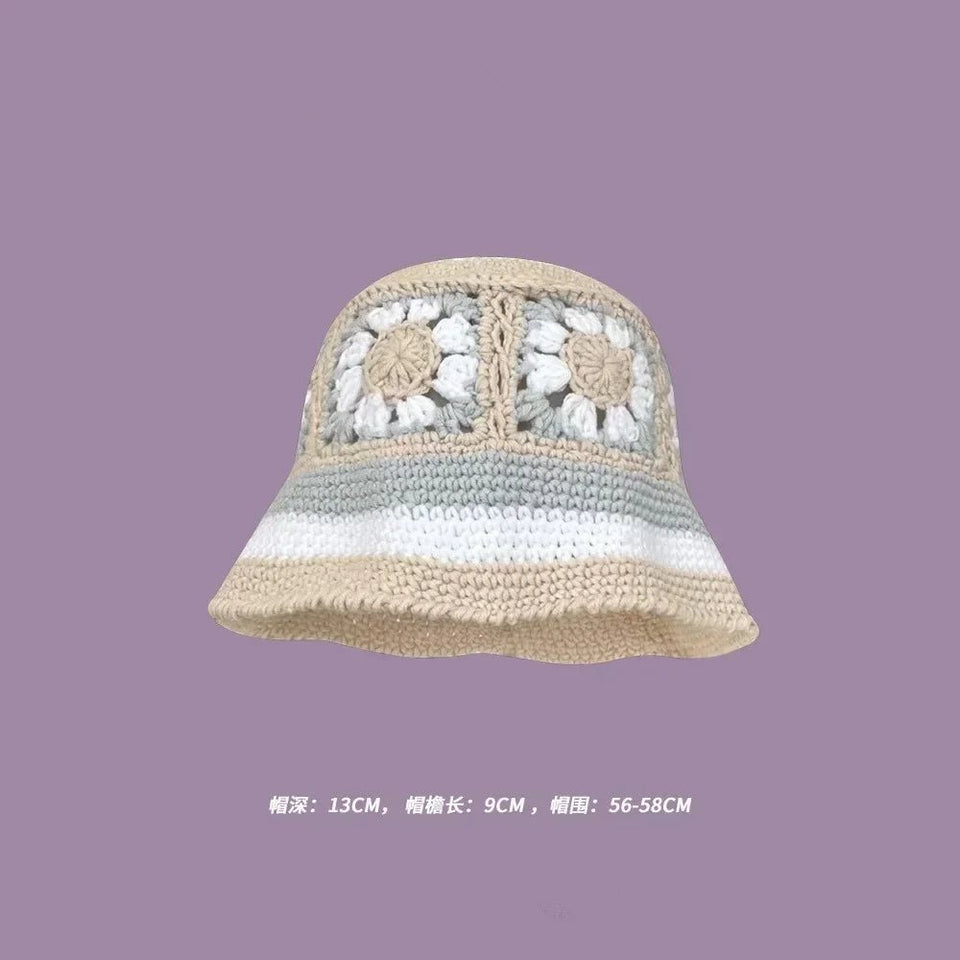 Handmade Knitted Bucket Hat - Wear with style