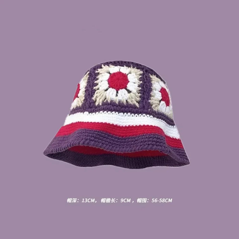 Handmade Knitted Bucket Hat - Wear with style