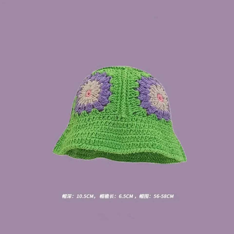Handmade Knitted Bucket Hat - Wear with style