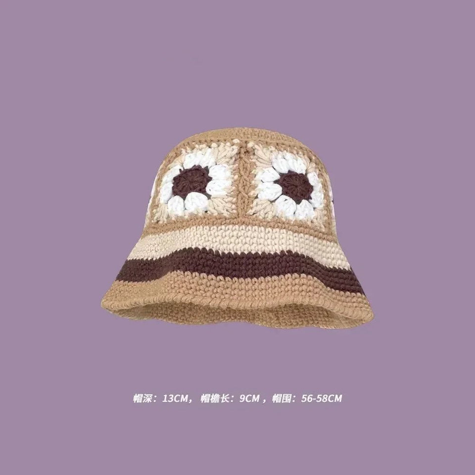 Handmade Knitted Bucket Hat - Wear with style