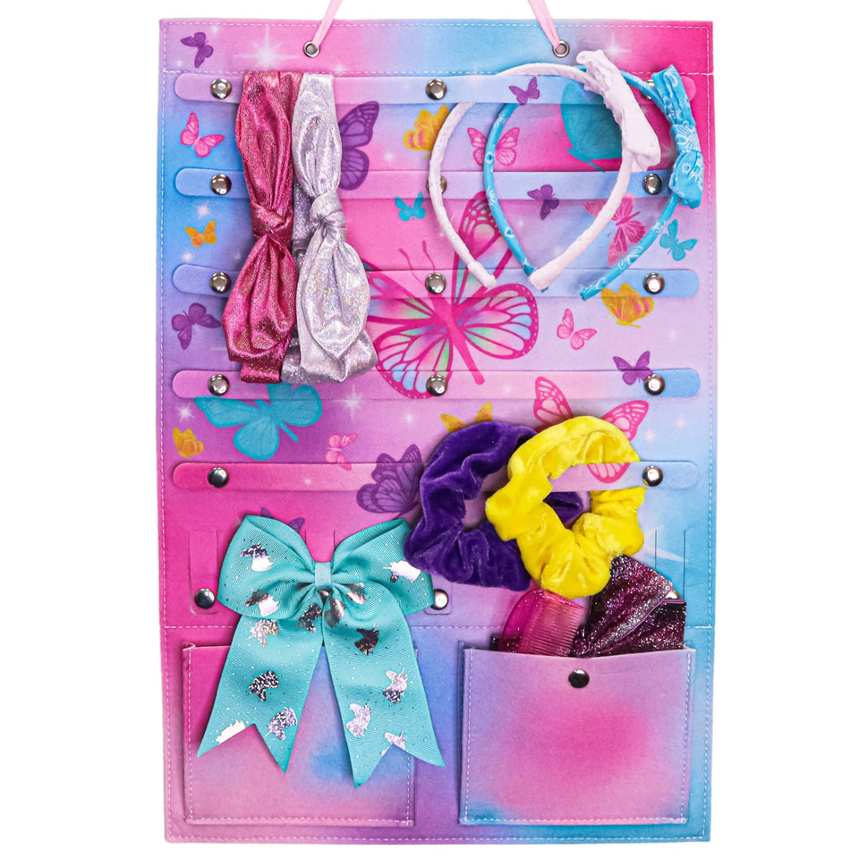 Hanging Butterfly Hair Accessories Holder Organizer - Wear with style