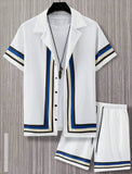 Hawaiian resort wear men beach shorts set - Wear with style