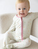 Heart Bamboo Convertible Footed Onesie - Wear with style